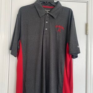 Champion Alabama Crimson Tide polo shirt in gray and red